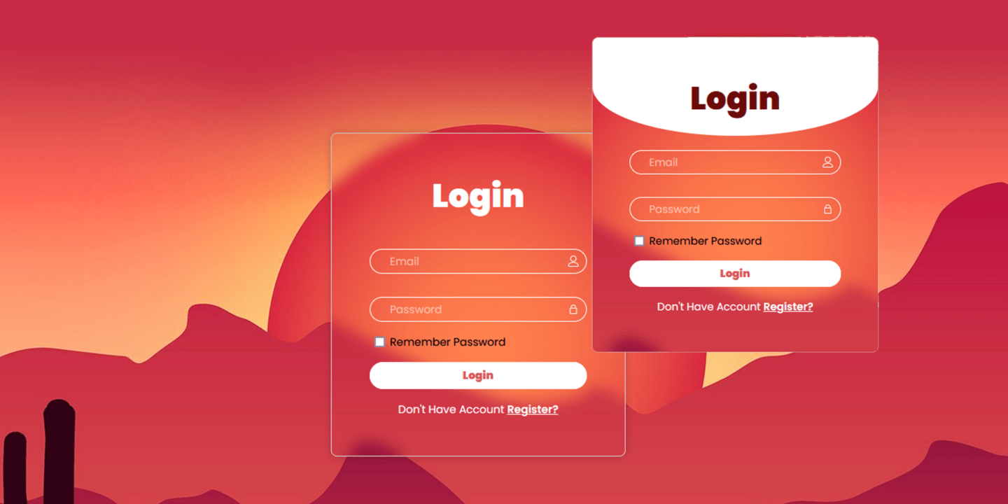 Login Page Using HTML and CSS