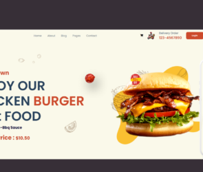 Food website design Thumbnail