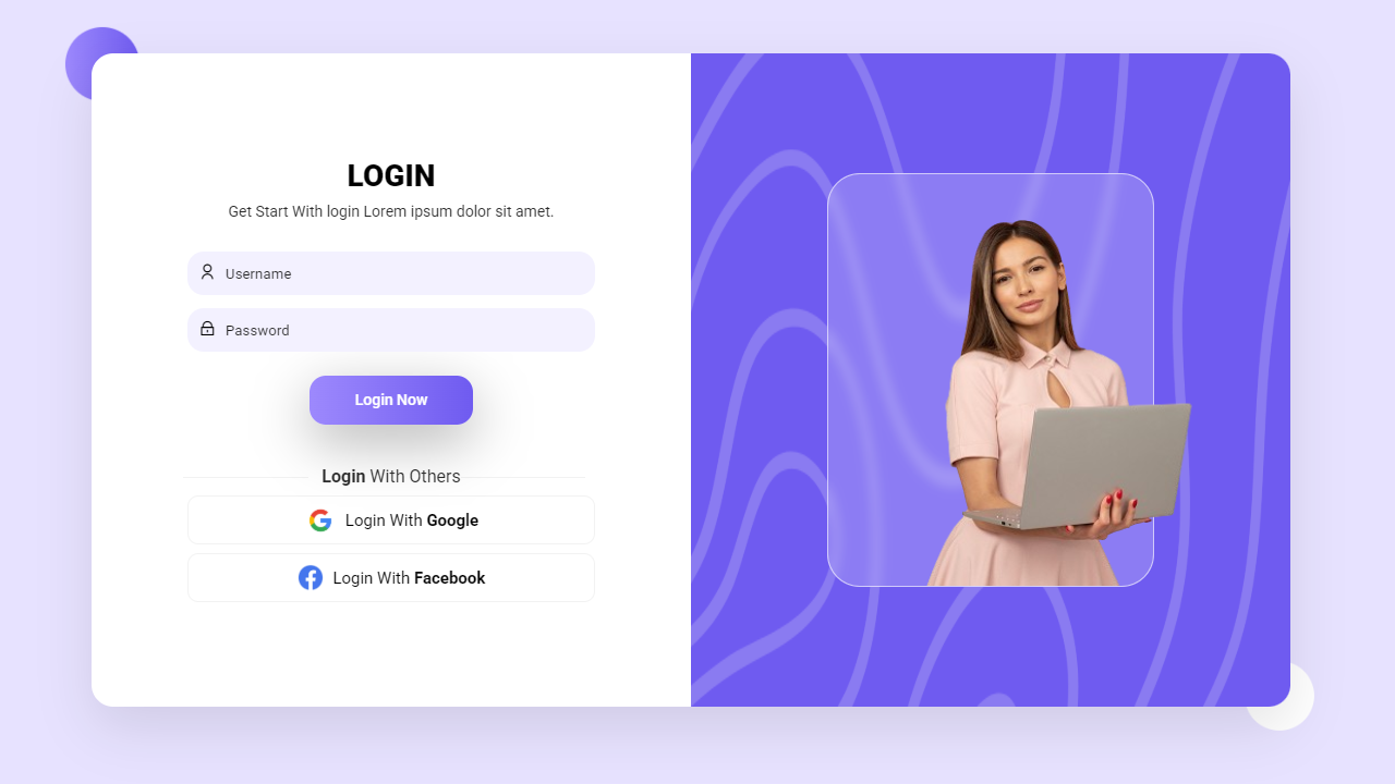 Modern-Login-form